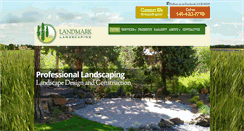 Desktop Screenshot of landmarklandscaping.net