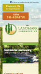 Mobile Screenshot of landmarklandscaping.net